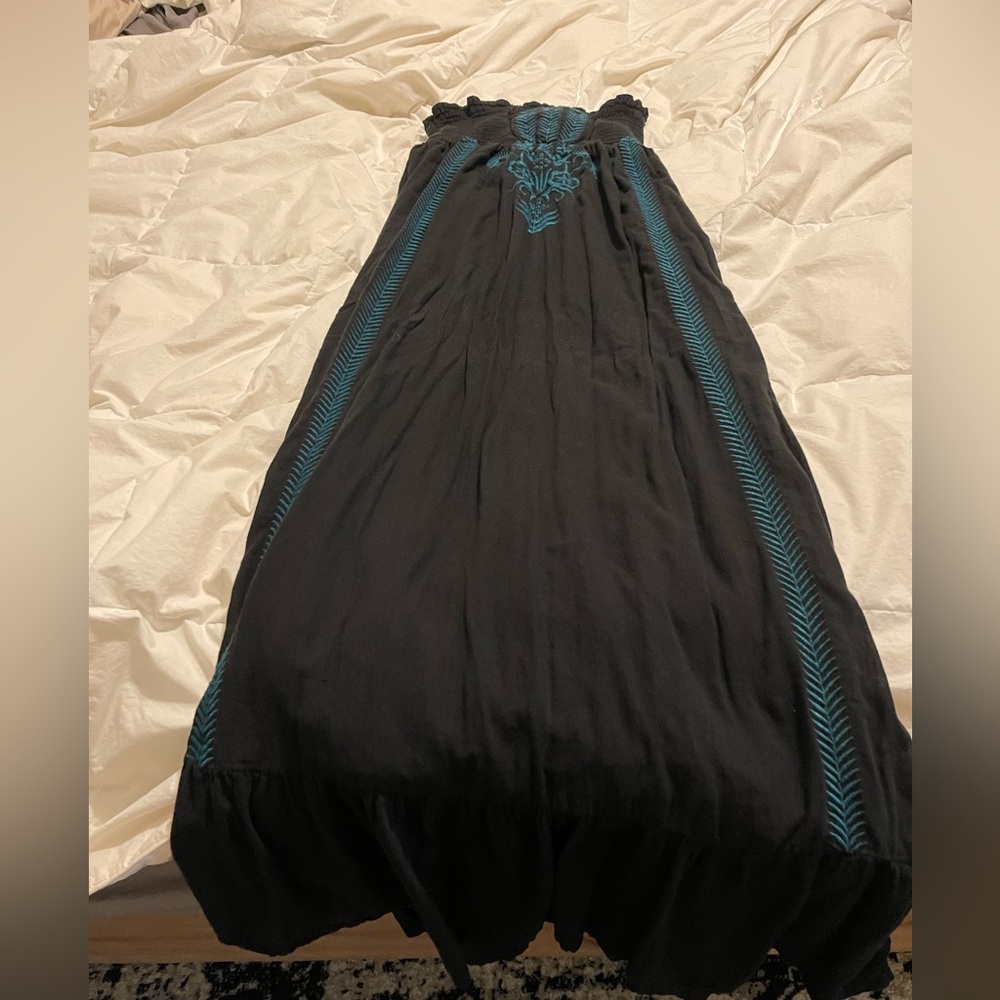 Strapless RipCurl long maxi dress